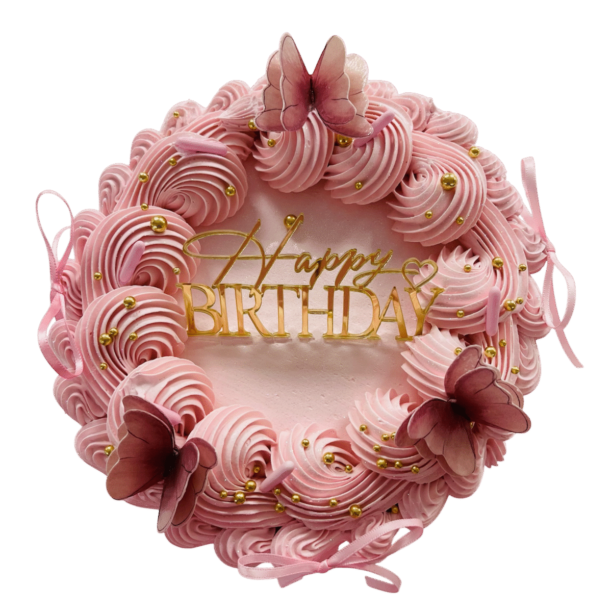Vintage Butterfly Cake