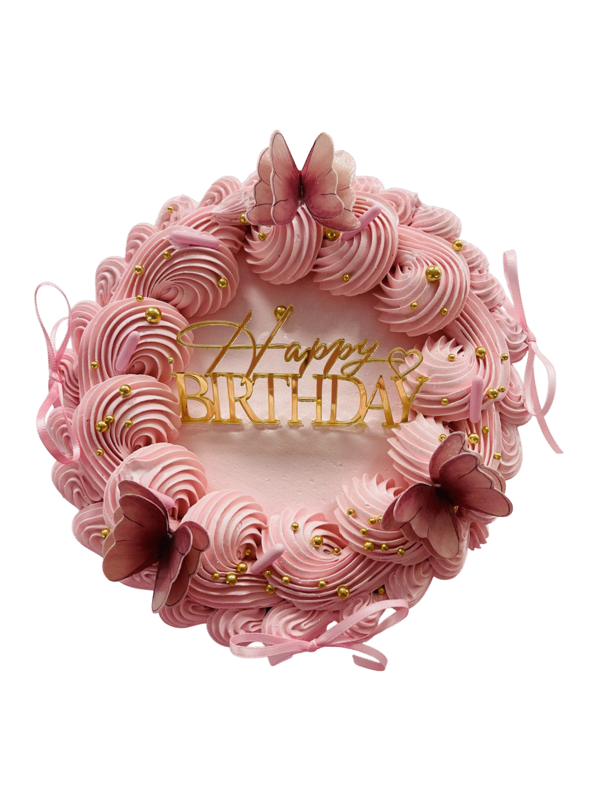 Vintage Butterfly Cake