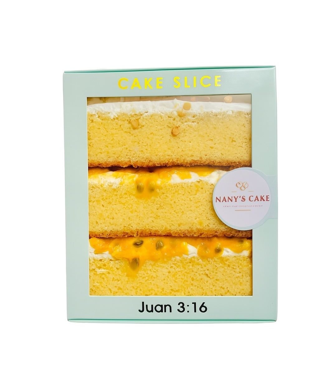Coco Parcha Cake Slice